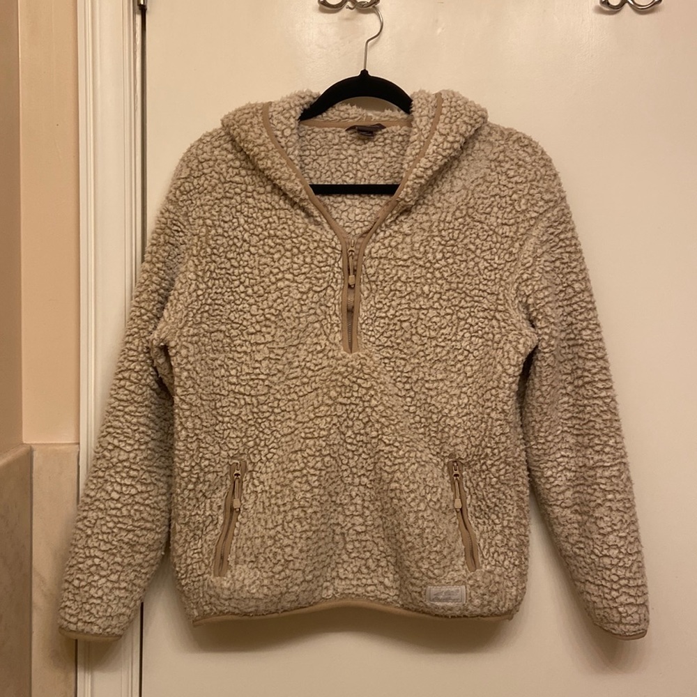 Eddie Bauer Sherpa Quarter-Zip Hoodie